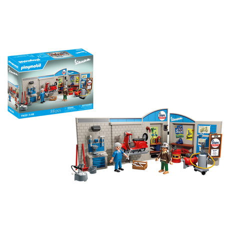 Playmobil Garaje Vespa años 60 - 71621