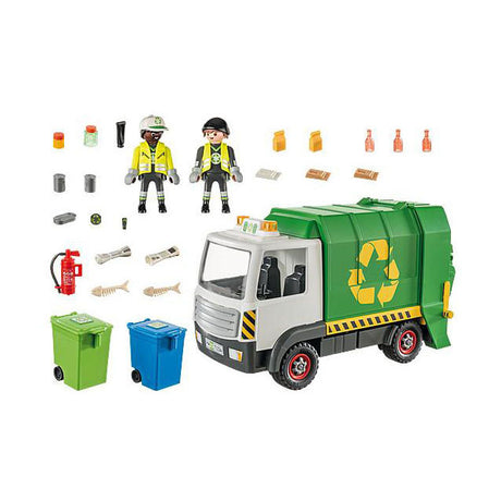 Playmobil camión de basura reciclado city life - 71235
