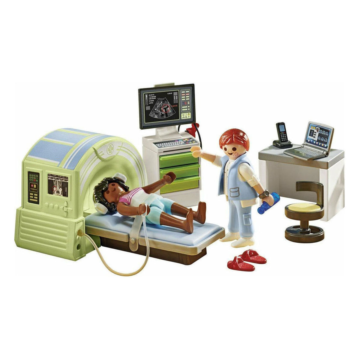 Playmobil action heroes resonancia magnética con paciente - 71619