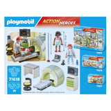 Playmobil action heroes resonancia magnética con paciente - 71619