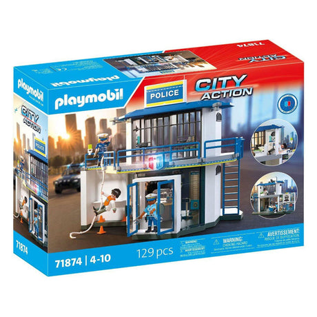 Playmobil comisaría de policía city action con sala de reconocimiento - 71875