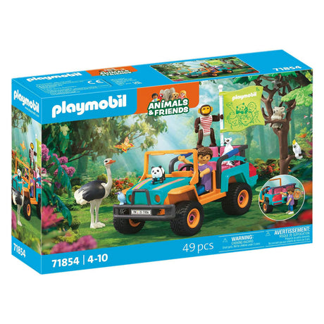 Playmobil animales amigos vehículo todoterreno colorido - 71855