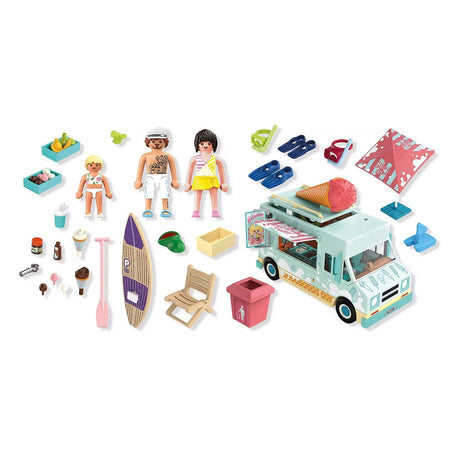 Playmobil my life camión de helados con tienda de surf - 71905