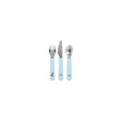 Cubiertos infantiles Mepal mio little dutch - 3 piezas. tenedor. cuchillo y cuchara - acero inoxidable - vajilla infantil - amigos del bosque