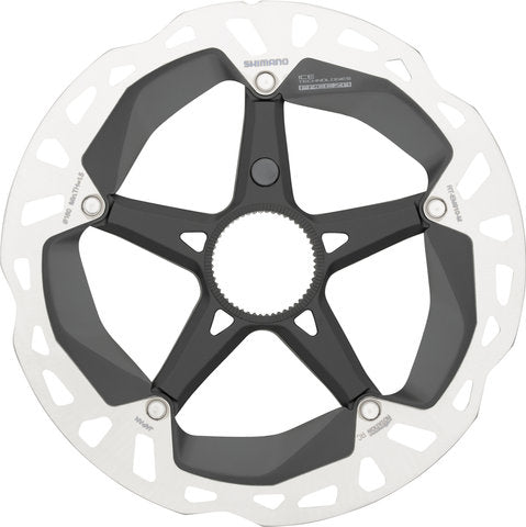Disco de freno Shimano rt-em910 center lock para escalones con dientes externos
