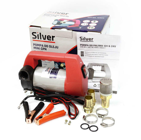 Silver oliepomp 12v