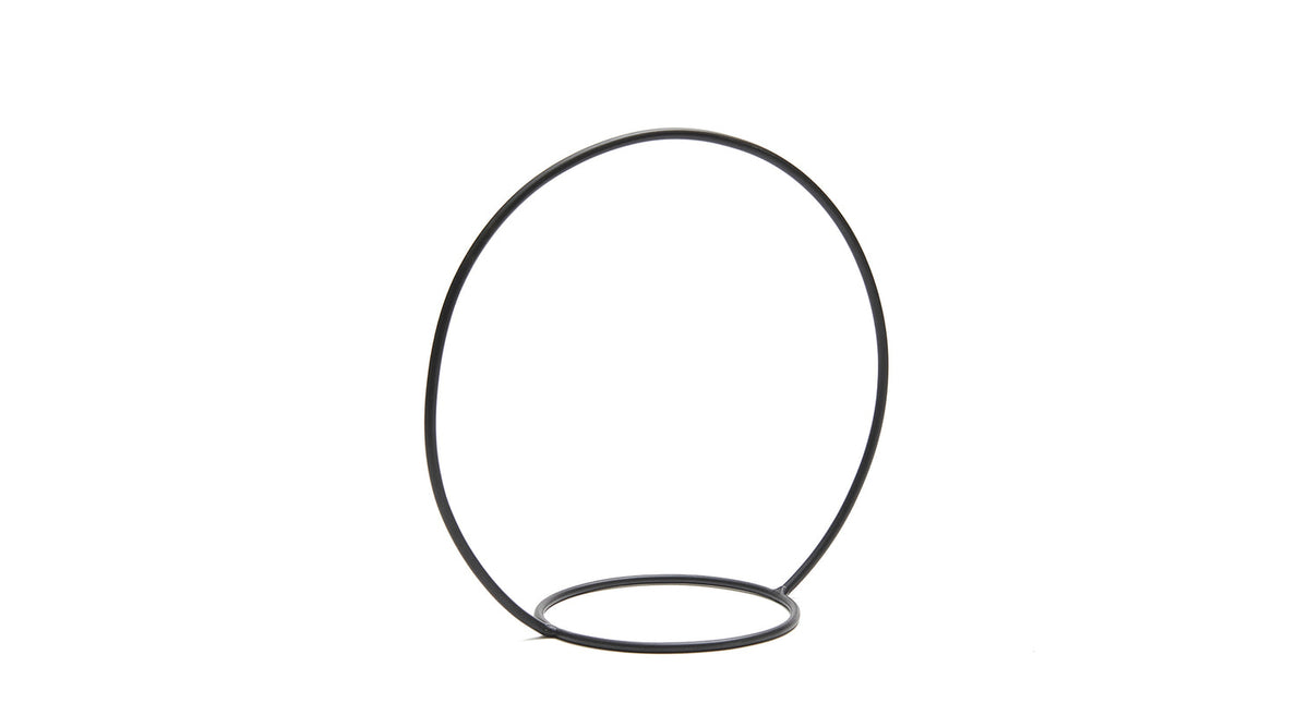 Hanging circle 30cm black