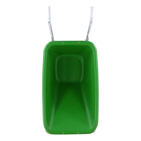 Fort productos carretilla f s 165l contenedor HDPE verde 2 ruedas nunca más gotea