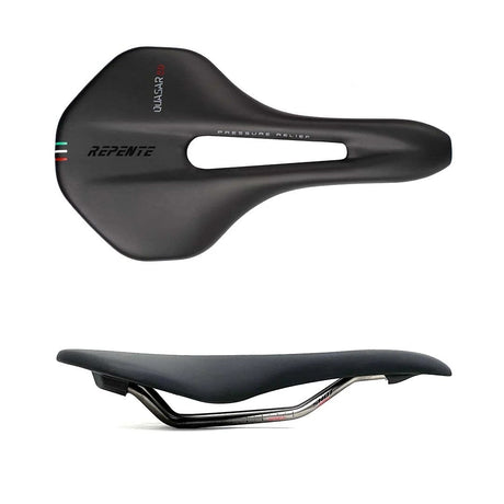 Sillín F-tech arrepentirse quasar shot 2.0 lcf tecnología raíles de acero inoxidable negro