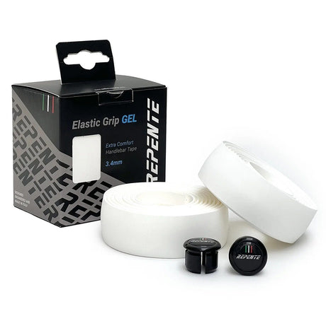Repente cinta manillar grip elastico 3.4mm gel blanco