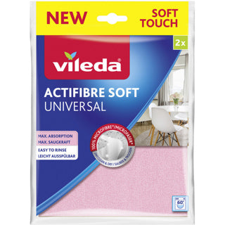 Vileda 1072057 - paño suave actifibre 2uds | 5 piezas