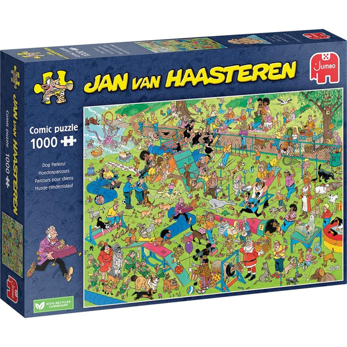 Curso para perros Jumbo Jan van Haasteren (1000 piezas) Mezcla FSC 70%