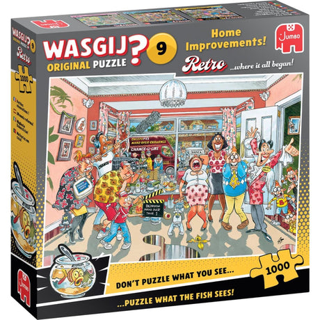Rompecabezas jumbo wasgij retro original 9 - pequeña renovación, 1000 piezas.