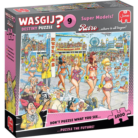 Jumbo - wasgij retro Destiny 9 - ¡top modelos! - rompecabezas de 1000 piezas - rompecabezas