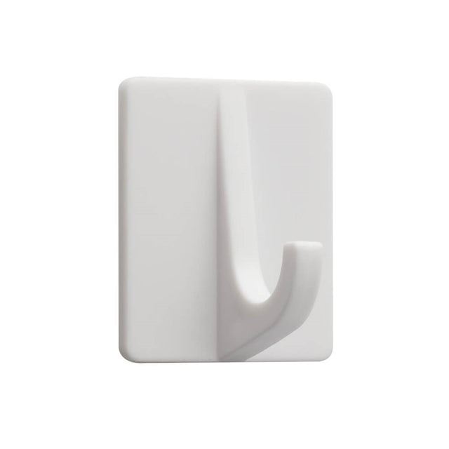 Gancho adhesivo Tiger baseline rectángulo s plástico blanco juego de 6 piezas 29x32x14mm