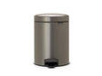 Papelera Brabantia newicon - 5 litros - baño - platino