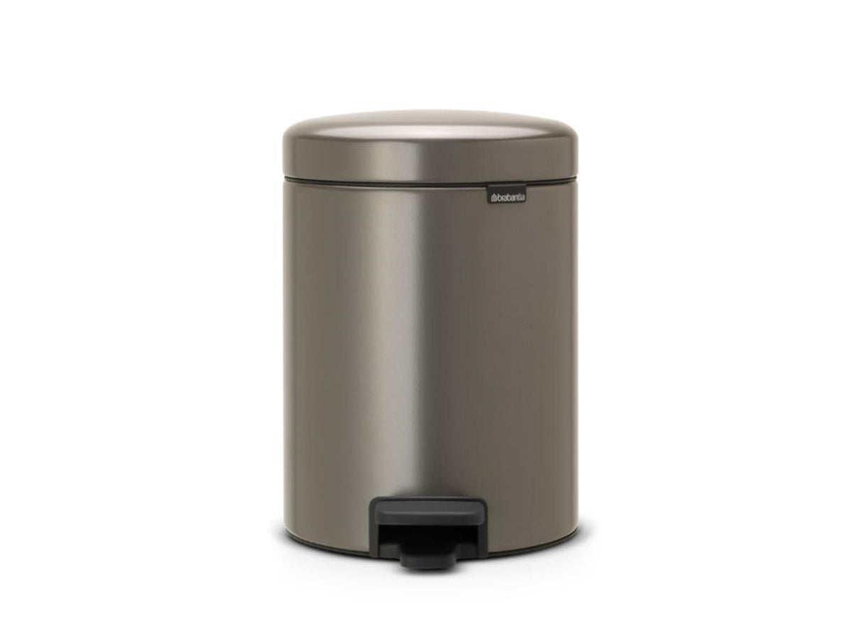Papelera Brabantia newicon - 5 litros - baño - platino