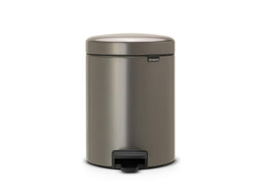 Papelera Brabantia newicon - 5 litros - baño - platino