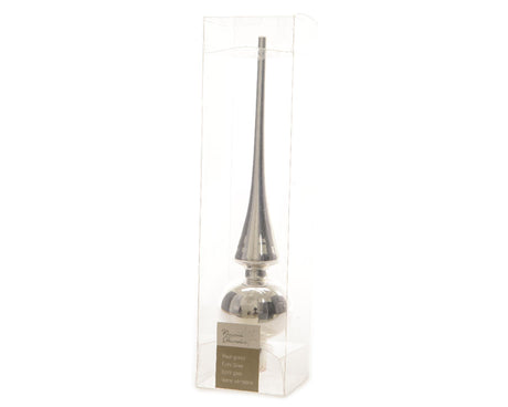 Decoris pico cristal brillo 26cm plata