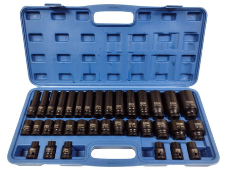 Silver set botskappen 1 2 8-32mm 35szt