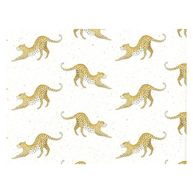 Papel de regalo Rotolux panteras papel de remolacha sostenible, 3 m.
