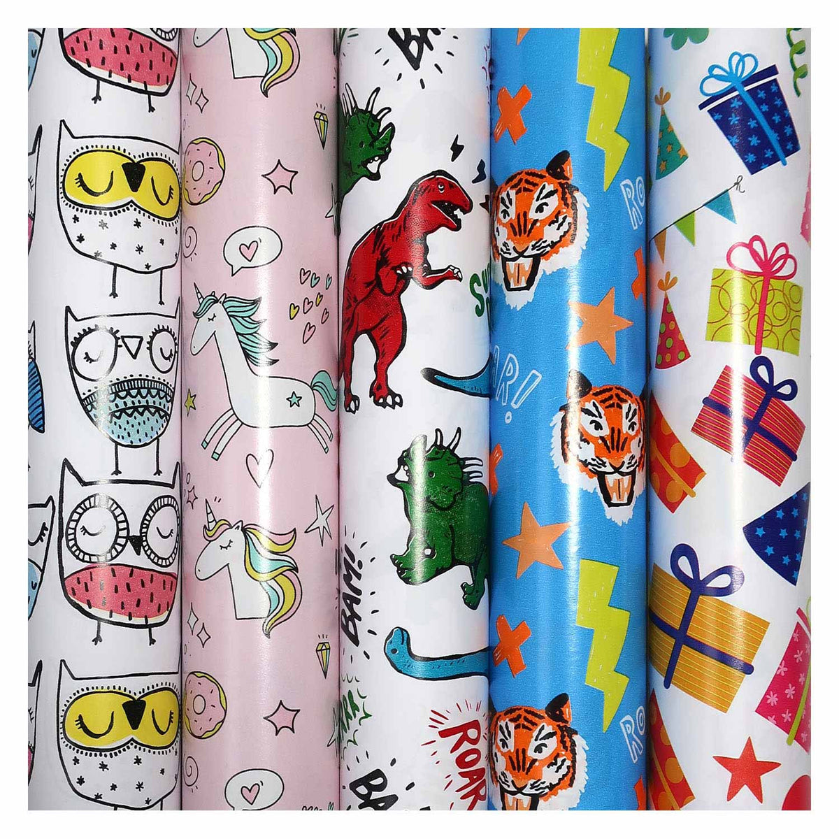 Colección para niños, papel de envoltura, 50.