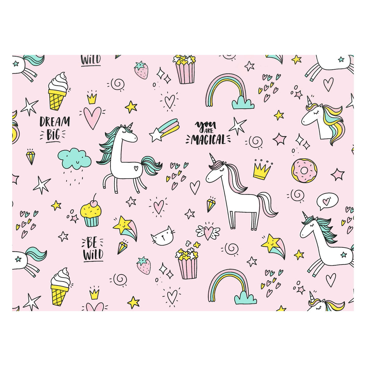 Colección para niños, papel de envoltura, 50.