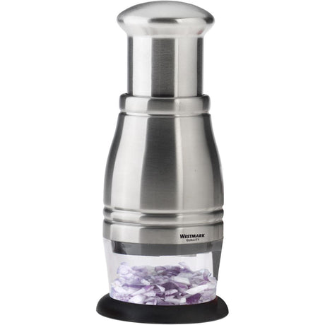 Picadora de cebolla Westmark 1000 - acero inoxidable - 22x9,4x9,4cm - plateado