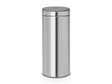 Papelera Brabantia touch bin - 30 litros - acero mate a prueba de huellas dactilares