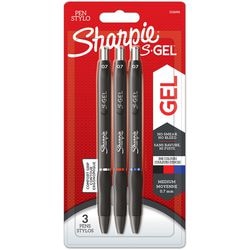 Bolígrafo gel sharpie colores surtido 3 piezas
