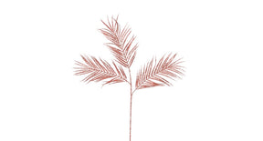 Varenblad roze - l80cm