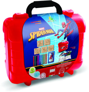 Spider-man sello de viaje spiderman y estuche color