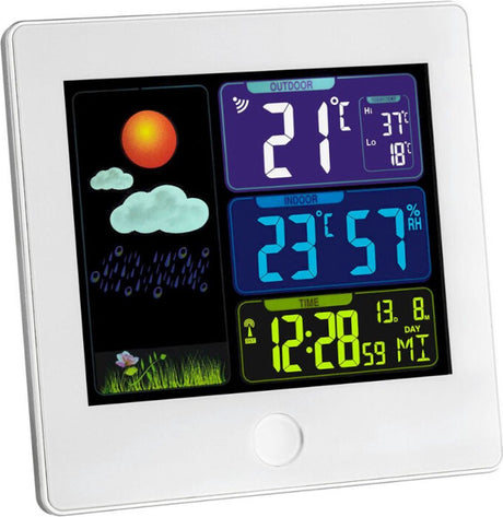Tfa dostmann 35.1133.02 sun - weerstation - draadloos - verwachting voor 12 tot 24 uur - wit