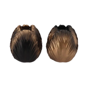 Florero toulon oro negro 12cm 2 surtidos