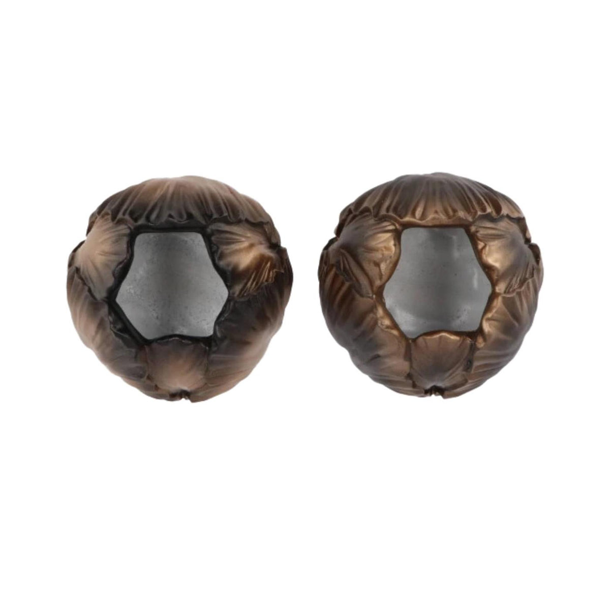 Florero toulon oro negro 12cm 2 surtidos