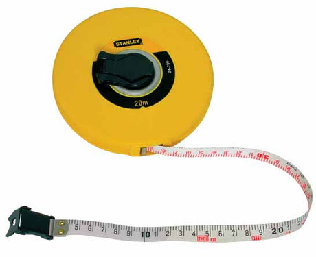 Stanley topógrafo fibra de vidrio 20m - caja cerrada 12,7mm - 0-34-296