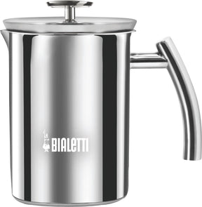 Bialetti cappuccinatore espumador de leche de inducción 330 ml - espumador de leche de acero inoxidable para inducción - espumador de leche manual - para capuchino latte macchiato