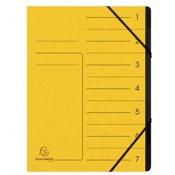 Carpeta clasificadora exacompta 540709e a4 amarilla