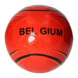 Bélgica de fútbol con bomba