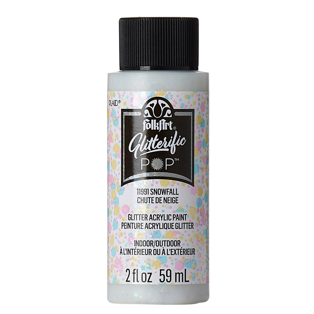 Folkart • pintura acrílica pop brillante nevadas 59ml
