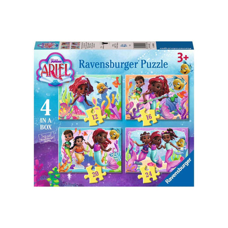 Ravensburger puzzle disney ariel - rompecabezas - 12, 16, 20, 24 piezas
