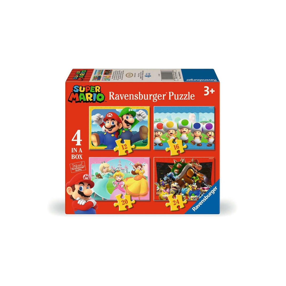 Rompecabezas Ravensburger super mario 4 en 1