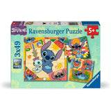 Ravensburger puzzle punto disney 3x49 piezas