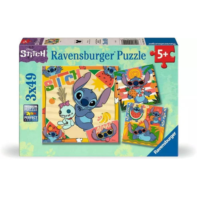 Ravensburger puzzle punto disney 3x49 piezas