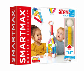 Smartmax start - juguetes de construcción magnéticos - set básico de 23 piezas con elementos grandes - juguetes educativos para niños pequeños - a partir de 1 año