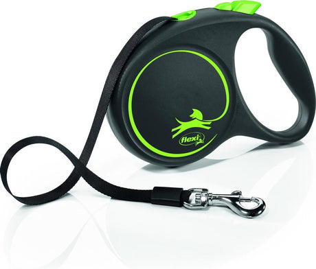 Cinta flexi retractil linea diseño negro verde