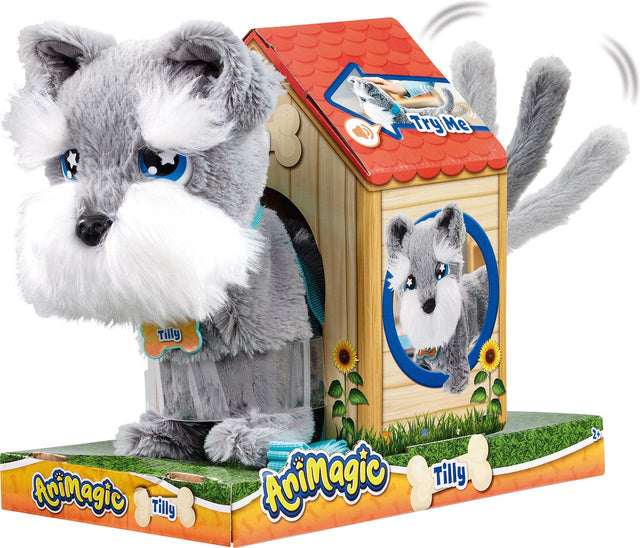 Goliat animagic -tilly terrier - perro de peluche - peluche interactivo