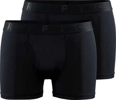 Craft active boxer 3-inch 2-pack m calzoncillos deportivos para hombre - negro