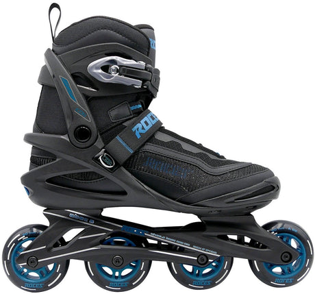 Roces icon x 80 patines en línea - patines en línea - negro azul - talla 41