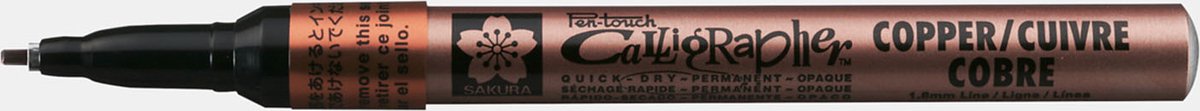 Bolígrafo de caligrafía Sakura 1,8 mm aluminio melamina cobre